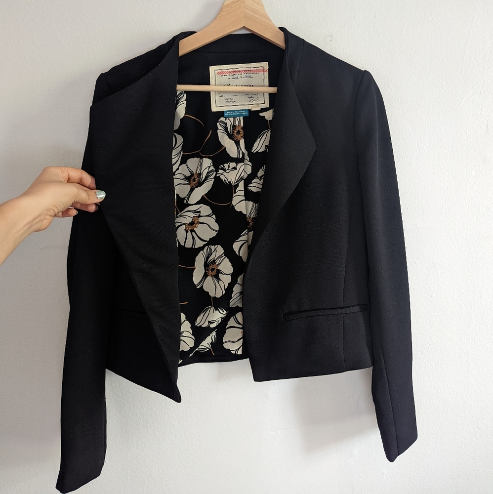 Anthropologie Black Blazer